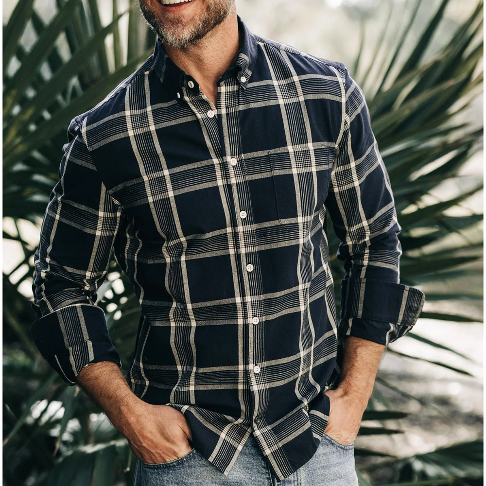 NWT Men's Taylor Stitch The Jack in Midnight Plaid size S